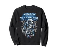 Legalize Tax Evasion Hooded Skeleton - Badass Skeleton Sweatshirt