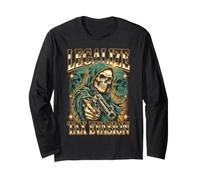 Legalize Tax Evasion Skeleton Revolver - Badass Skeleton Long Sleeve T-Shirt