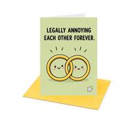 Legally Annoying Each Other Forever Wedding Congratulations Card