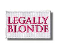 Legally Blonde Patch Badge Embroidered Iron on Applique