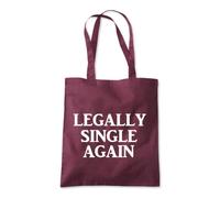 Legally Single Again Tote Shopping Bag 10 Litres Capacity 42 x 38cm