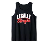Legally Single Sarcastic Divorced Separate Ex Divorce Tank Top