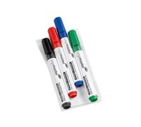 Legamaster 7-110594 Boardmarker TZ 100, 4er Set, je 1 Marker in schwarz, rot, bl