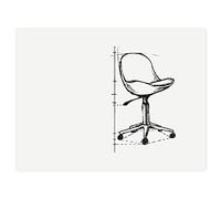 Legamaster Board-up Whiteboard - Magnetic and Dry-wipeable Whiteboard Surface - 75 x 100 cm - White - for Brainstorming, Meetings and Team Collaborations