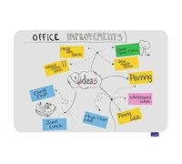 Legamaster Essence Whiteboard - Magnetic Enamel Surface for Dry-Erase Markers - 60 x 90 cm - White - for Brainstorming, Meetings and Team Collaborations