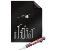 Legamaster Magic-Chart Blackboard foil - static self-adhesive - matt black - 80x