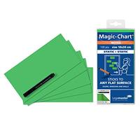 Legamaster Magic-Chart Notes - static self-adhesive - white - 10x20cm - wipeable and rewritable - incl. 1 board marker - 100 sheets
