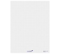 Legamaster Magic-Chart Static Flipchart Foil - self-adhesive - 25 Sheets | 25 Sheets, 60x80cm, grid-patterned, static, self-adhesive, incl. 1 edding permanent marker