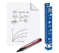Legamaster Magic-Chart Whiteboard Foil - 60X80 Cm - White - 25 Perforated Sheets, Incl. 1 Erasable Board Marker