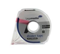 Legamaster Separation Tape Black - Width 2.5mm, 16 m for clear and easy lines on whiteboards or glassboards - easy removeable whiteboard tape