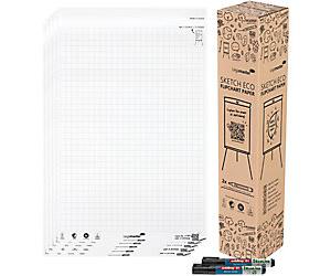 Legamaster SKETCH EUR Flipchart Pad Squared 65 x 98 cm Pack of 5 a 50 Sheets