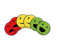 Legamaster Symbol Magnet Magnetic Emoticon Symbol 50mm Assorted Assorted red