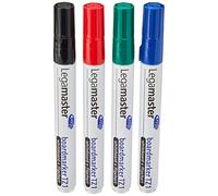 Legamaster TZ1 Board Markers - Wallet x4 Assorted, Assorted Colours, 4er Set, 7-110094