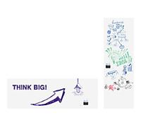 Legamaster Whiteboard Foil Wall Mounted Magnetic Polypropylene Single Sided 150 (W) x 101 (H) cm
