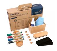 Legamaster WOODEN whiteboard starter kit 17-piece Accessory set FSC mix 70% 214 mm 333 mm 74 mm 890 g
