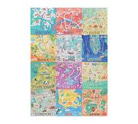 Legami 1000 Pieces Jigsaw Puzzle, 48x68 cm, Cities Theme, Board Game, Matte Finishing, Also Printed on Back, Includes Guide Poster and Fabric Storage Bag, PUZ0006