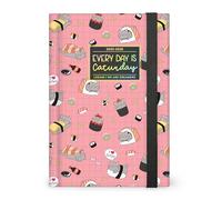 Legami - 2025-2026 Photo Daily Diary, Sushi Cat, 16 Months Medium, Diary from September 2025 to December 2026, Elastic Closure, FSC Certified Paper, 12 x 18 cm