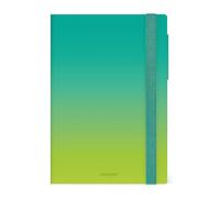 Legami - 2026-2027 Day to a Page Diary Shades of Green 16 Months Medium Diary September 2026 to December 2027 Elastic Closure FSC Certified Paper 12 x 18 cm