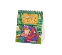 Legami - 2026 Desk Calendar, Book Lover's Desk Calendar, 12 Months and Yearly Planner, in 6 Languages, Zodiac Signs, International Holidays, 12 x 14.5 cm
