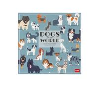 Legami - 2026 Wall Calendar, Dogs of the World, Large Wall Calendar 12 Months and Year Planner in English, Space for Notes, Zodiac Signs, International Holidays, 30 x 29 cm