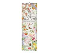 Legami - 2026 Wall Calendar, My Secret Garden, Small Wall Calendar, 12 Months and Year Planner, in English, Space for Notes, Zodiac Signs, International Holidays, 16 x 49 cm