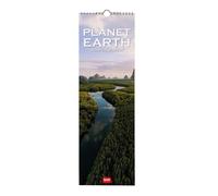 Legami - 2026 Wall Calendar, Planet Earth, Small Wall Calendar, 12 Months and Yearly Planner, in 6 Languages, Space for Notes, Zodiac Signs, International Holidays, 16 x 49 cm