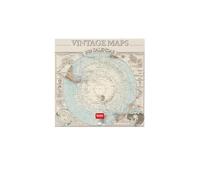 Legami - 2026 Wall Calendar, Vintage Maps, Small Wall Calendar, 12 Months and Yearly Planner, in 6 Languages, Space for Notes, Zodiac Signs, International Holidays, 18 x 18 cm