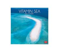 Legami - 2026 Wall Calendar, Vitamin Sea, Large Wall Calendar, 12 Months and Year Planner, in 6 Languages, Space for Notes, Zodiac Signs, International Holidays, 30 x 29 cm