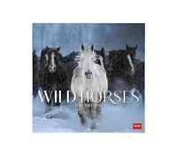 Legami - 2026 Wild Horses Wall Calendar, Large Wall Calendar, 12 Months and Year Planner, in 6 Languages, Space for Notes, Zodiac Signs, International Holidays, 30 x 29 cm