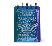 LEGAMI - 8 mm spiral binding, Moth theme, Special Edition, mini format, FSC certified paper, 220 pages, 80 g/m² white paper, 7 x 10 cm