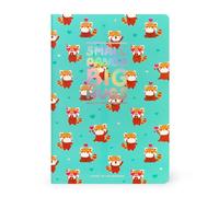 Legami - A5 Medium Ruled Notebook, 14.2 x 21 cm, Lined Notebook, FSC Certified Paper, Red Panda Theme