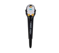 LEGAMI, Anti Stress Gel Pen - Squeezies Stationery for Relaxing, Concentration, Anti-Stress, Super Soft, Black Ink, Tip Diameter 1mm, Penguin Theme