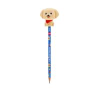 LEGAMI Anti-Stress Pencil Golden Retriever Fur-ever Friends | HB Pencil with Squeezies Dog Attachment | Erasable Graphite Pencil | Original Stationery for Office, School & Gift