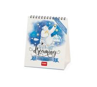 Legami - Aphorisms 2026 Desk Calendar, 12 Months and Yearly Planner, in 6 Languages, Zodiac Signs, International Holidays, 12 x 14.5 cm