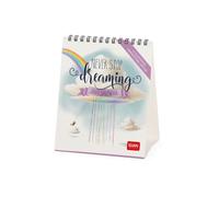 Legami - Aphorisms 2027 Desk Calendar, 12 Months and Yearly Planner, in 6 Languages, Zodiac Signs, International Holidays, 12 x 14.5 cm