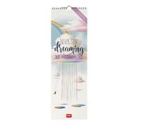 Legami - Aphorisms 2027 Wall Calendar, Small Wall Calendar, 12 Months and Yearly Planner, in 6 Languages, Space for Notes, Zodiac Signs, International Holidays, 16 x 49 cm