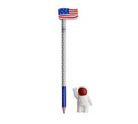 Legami ASTRO0001 To The Moon And Back Erasers and Pencil Set