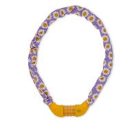 Legami BIL0004 Number Lock, L 75 cm, Water Resistant, Ideal for Bike Lovers, Anti Theft Bicycle, Diameter 1.5 cm, Customisable Combination, Daisy, Purple