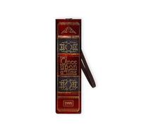 Legami - Bookmark with Elastic Band, FSC Certified Paper, Vintage Book Theme, Holds Sengo and Book Closed, 4.7 x 17.5 cm
