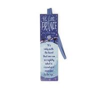 Legami Bookmark with Elastic Page Marker, Also Useful for Holding The Book Closed, in Certified Plasticized Paper, 4.8 x 17.5 cm, Little Prince Theme