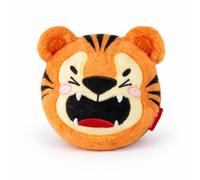 LEGAMI Bouncing Gang Tiger Plush Bouncing Ball with Soft Plush Orange with Black Stripes