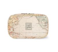 Legami - Cable Organizer - Cable Organizer, Travel Case for PC Phone Wires and Cables, Bag for Electronic Gadgets, Charger, Power Bank, Small Portable Bag, 24 x 14 x 4.8 cm, Beige, Soft