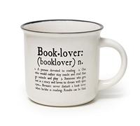 LEGAMI - Cappuccino Cup, Book Lover Theme, New Bone China Porcelain, take a Break Collection, Capacity 350 ml, Dishwasher Safe