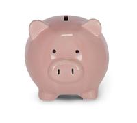 Legami Ceramic Box Bank, Piglet Holder, Coin Purse for Children, Birthday Gift,
