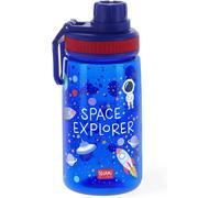 Legami Children's Plastic Water Bottle Let's Drink Airtight BPA Free, 400ml