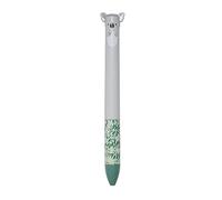 LEGAMI - Click&Clack Pen in Two Colours, 1.2 x 14 cm, Hug Me Theme, Ink Blue and Green, Tip Diameter 1.0 mm, Precise Line Width, Made of Plastic