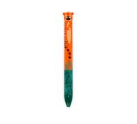 LEGAMI - Two Tone Click & Clack Pen, Blue and Orange Ink, Ideal for School, Office, Cute Tiger Design, Gift Idea for Children Adults, 1 mm Tip Diameter