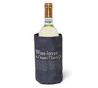Legami - Cooling Sleeve for Bottles, Bottle Cooler, 36x18 cm, made of Polyester, Keeps Bottles Cool for up to an Hour and a Half, After 2 Hours in the Freezer it's Ready to Use - Wine Lover Theme