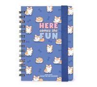 Legami - Corgi Small 2026 Weekly Diary 12 Months, Elastic Closure, Diary from January 2026 to December 2026, in FSC Certified Paper, 8.5 x 13 cm
