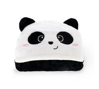 LEGAMI - Cosy Hugs Panda Hooded Blanket with Hand Warmer Pockets and Hood, Polye